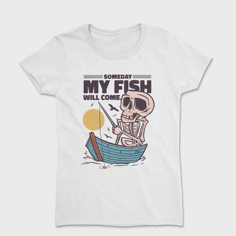 Skeleton Fishing, Дамска Тениска