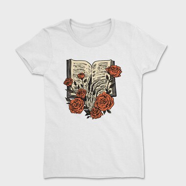 Skeleton Hand Book, Women's T-Shirt
