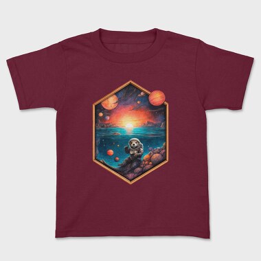 Otter Astronaut, Kids' T-Shirt