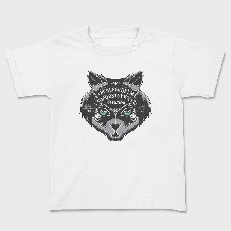 Ouija Cat, Kids' T-Shirt