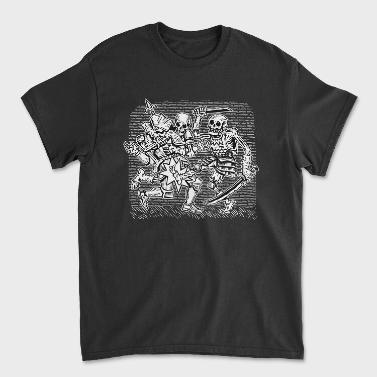 Skeleton Knights, Unisex Men's T-Shirt
