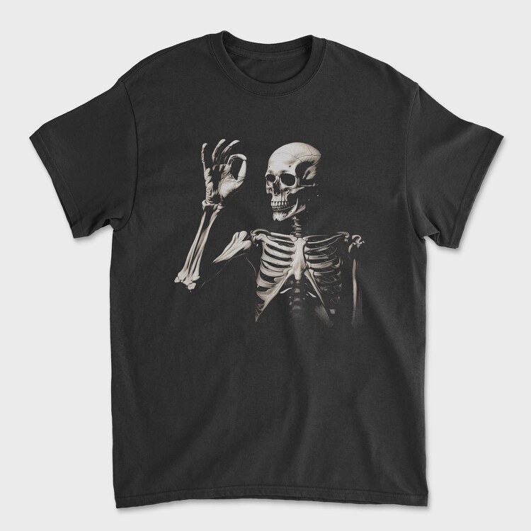 Skeleton Ok, Унисекс Мъжка Тениска