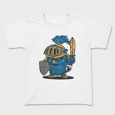 Owl Knight, Kids' T-Shirt