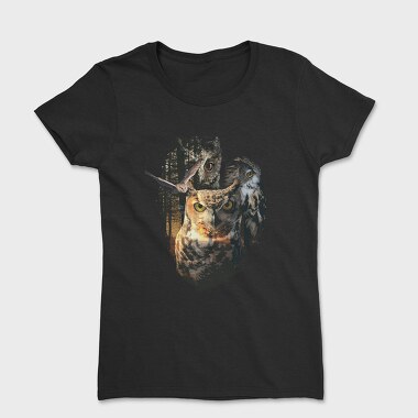 Owls Forest, Women's T-Shirt