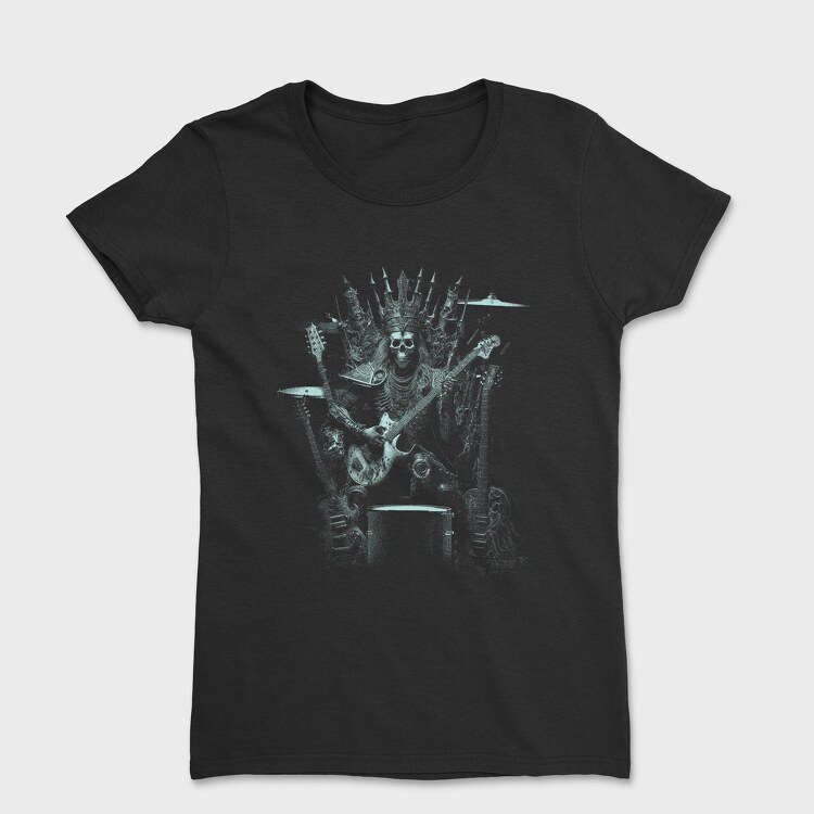 Skeleton Rock King, Women's T-Shirt