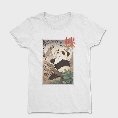 Panda Butterfly Japanese, Women's T-Shirt