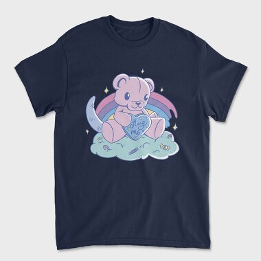 Pastel Bear, Unisex Men's T-Shirt