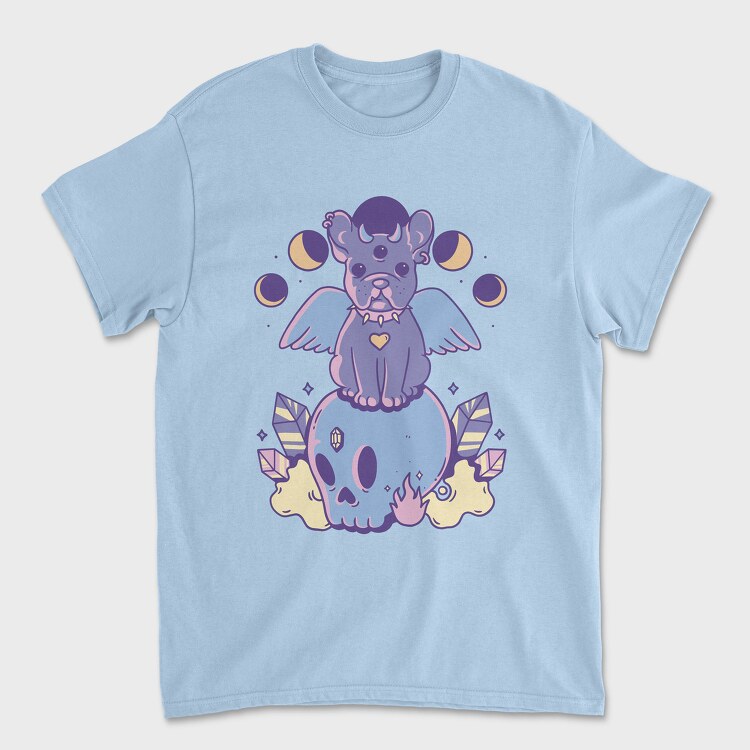 Pastel Goth Dog, Unisex Men's T-Shirt