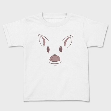 Pig Face, Kids' T-Shirt