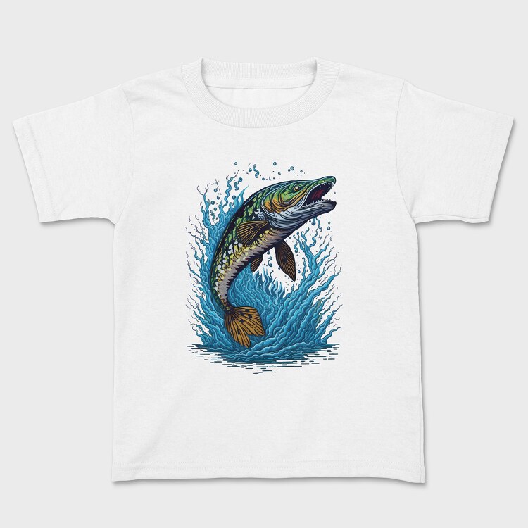 Pike Fish Jump, Детска Тениска
