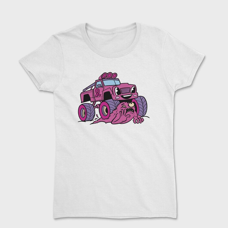 Pink Monster Truck, Women's T-Shirt
