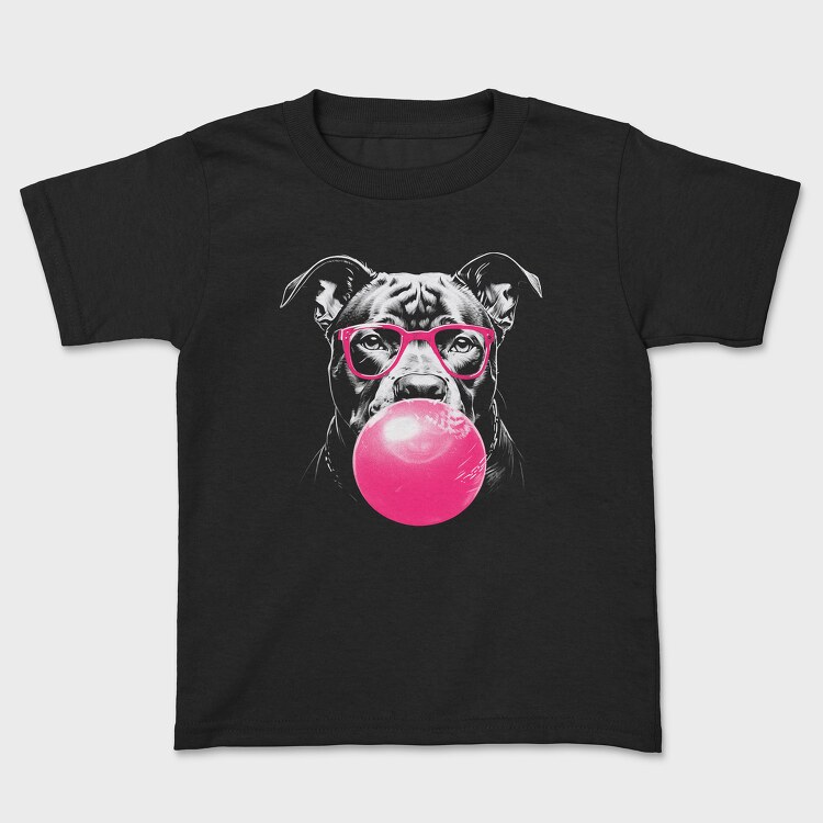 Pitbull Bubblegum, Kids' T-Shirt