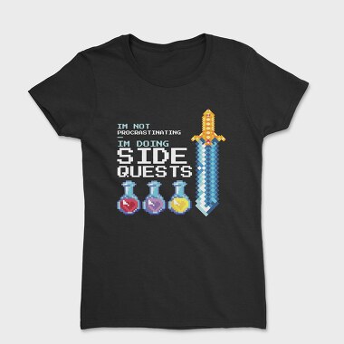 Pixel Side Quests, Women's T-Shirt
