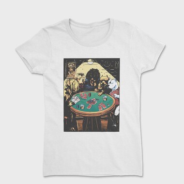 Poker Dogs, Women's T-Shirt