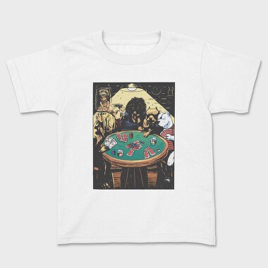 Poker Dogs, Kids' T-Shirt