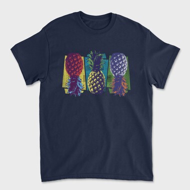 Pop Art Pineapple, Unisex Men's T-Shirt