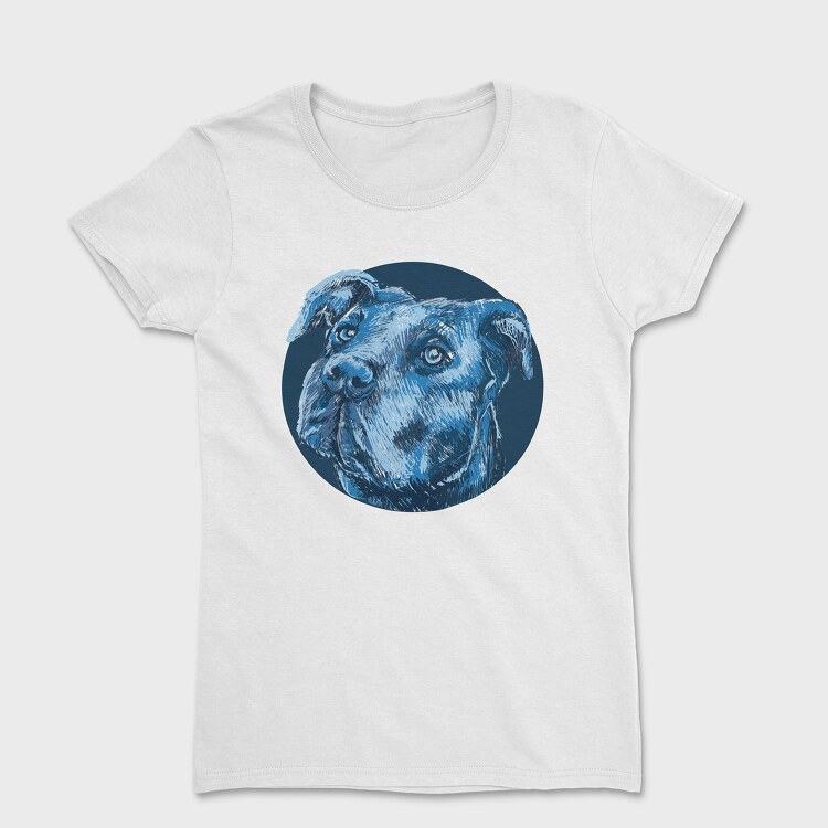 Portrait Pitbull, Women's T-Shirt