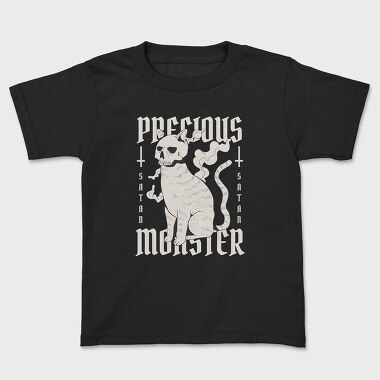 Precious Monster Cat, Kids' T-Shirt