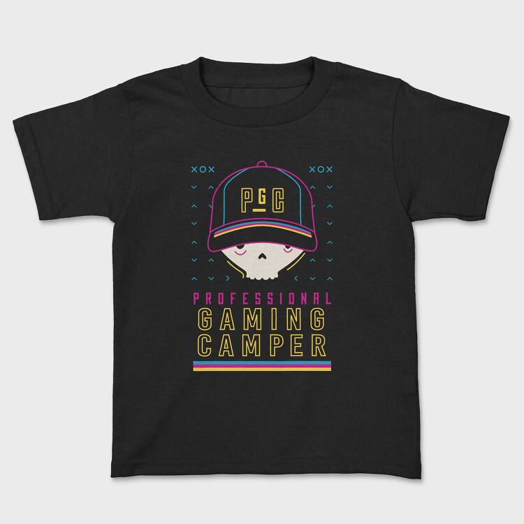 Professional Gaming Camper, Kids' T-Shirt