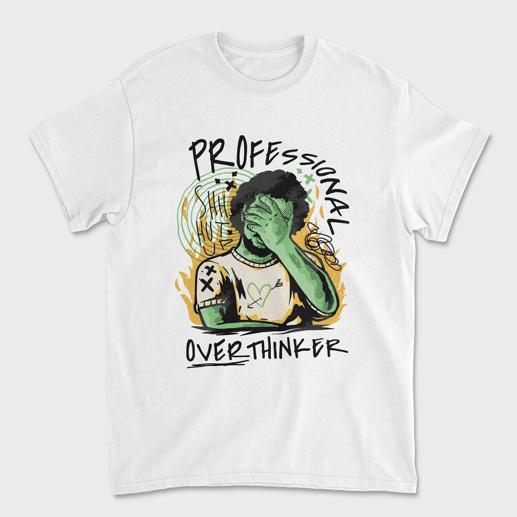 Professional Overthinker, Unisex Men's T-Shirt
