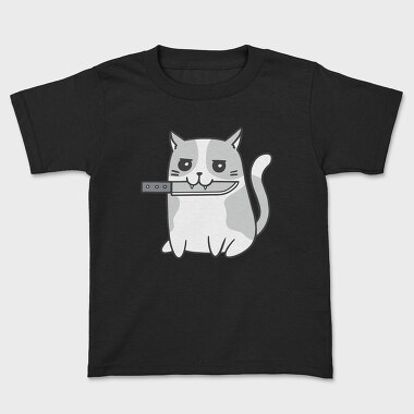 Psycho Cat, Kids' T-Shirt