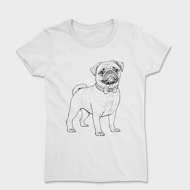 Pug Dog, Women's T-Shirt