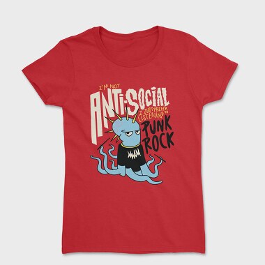 Punk Rock Octopus, Women's T-Shirt