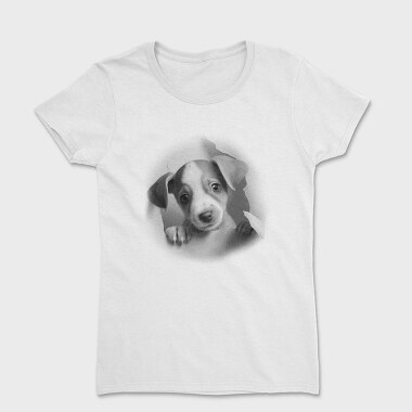 Puppy Coming Out, Women's T-Shirt