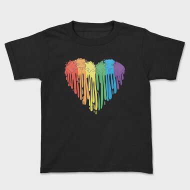 Puzzle Rainbow Paint, Kids' T-Shirt