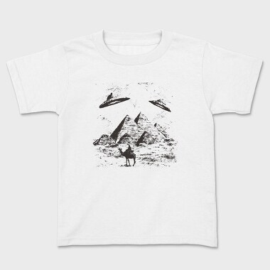 Pyramid Ufo, Kids' T-Shirt