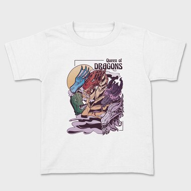Kids' T-Shirt, Queen of Dragons