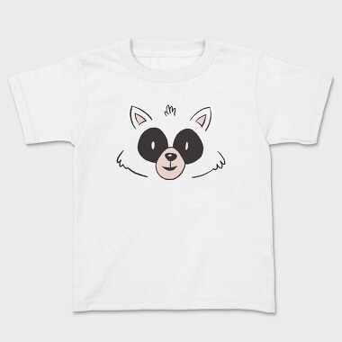Raccoon Face, Kids' T-Shirt