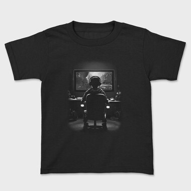 Gamer Monochrome, Kids' T-Shirt