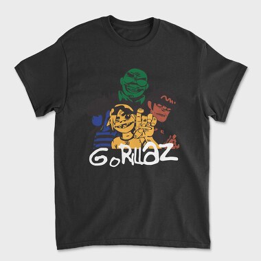 Gorilaz, Unisex Men's T-Shirt
