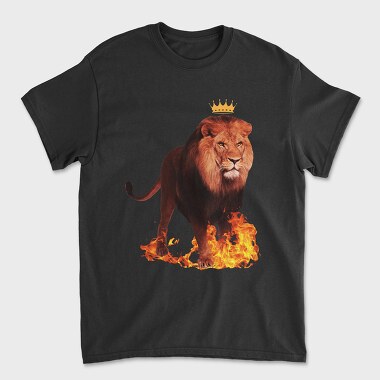 Lion Kingdom, Unisex Men's T-Shirt