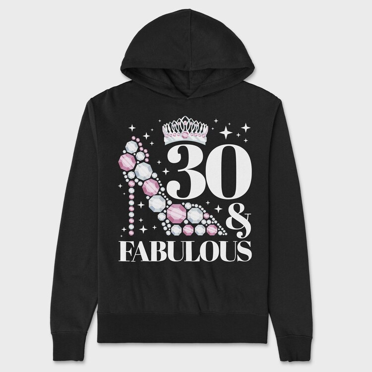 Fabulous Birthday Quote, Unisex Men's Hoodie