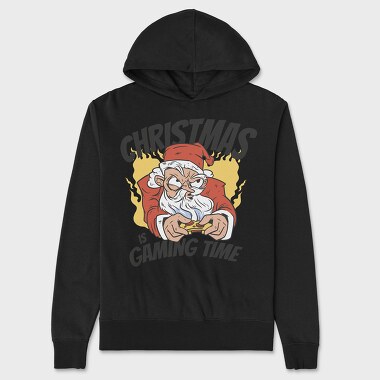 Santa Gaming, Unisex Men's Hoodie