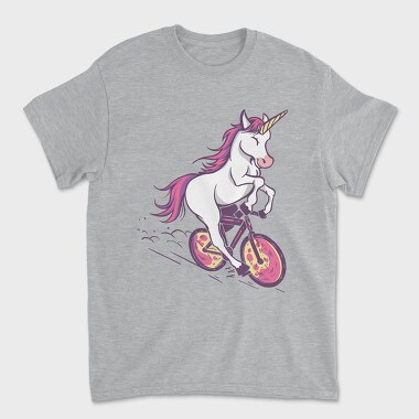 Bicicle Unicorn, Unisex Men's T-Shirt