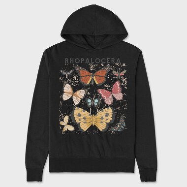 Rhopalocera, Unisex Men's Hoodie