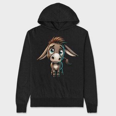 Sad Donkey, Unisex Men's Hoodie