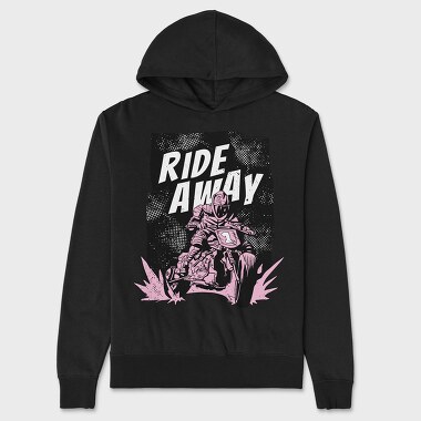 Ride Away, Unisex Men's Hoodie