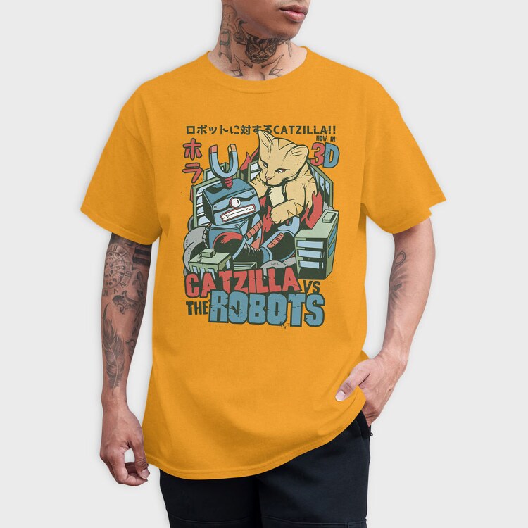 Mushrooms Moon Monochrome, Unisex Men's T-Shirt