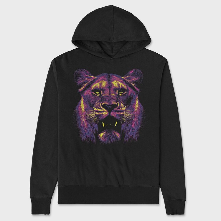 Neon Lion, Унисекс Мъжко Суичър