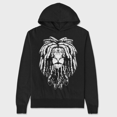 Rasta Lion, Unisex Men's Hoodie