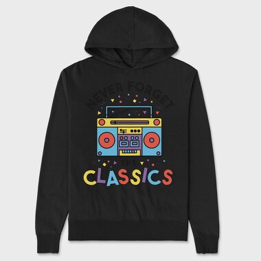 Never Forget Classic, Unisex Men's Hoodie
