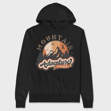 Mountain Adventure Camp, Unisex Men's Hoodie