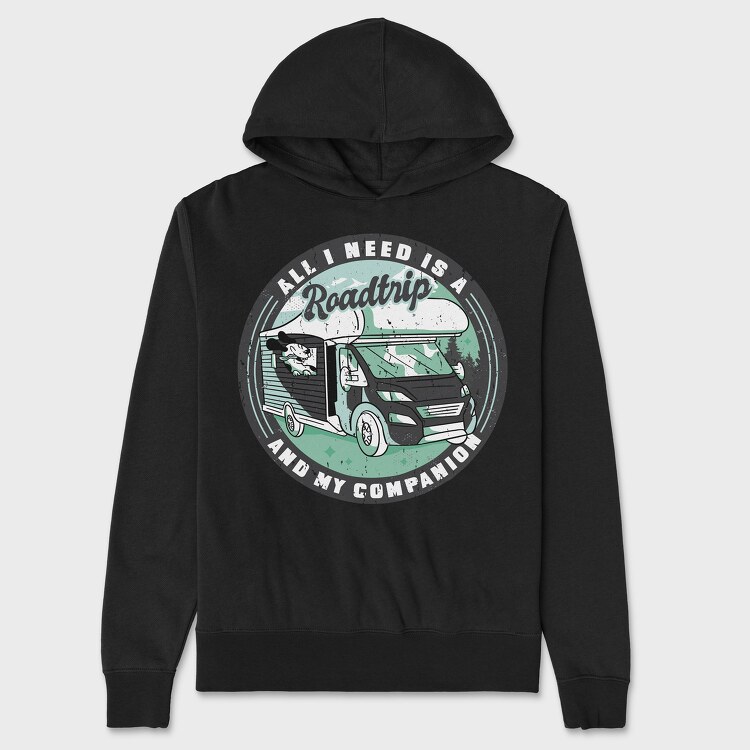 Roadtrip Companion, Unisex Men's Hoodie