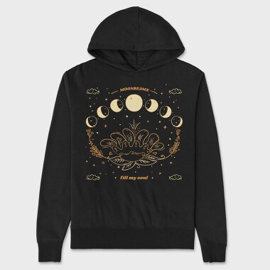 Moonbeams Fill My Soul, Unisex Men's Hoodie