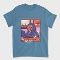 Pixelart Tarot Card the Coder, Unisex Men's T-Shirt