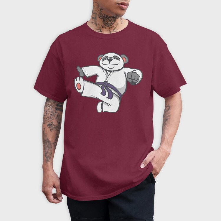 Panda Warrior, Unisex Men's T-Shirt